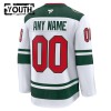 Minnesota Wild Dresy Personalizované Fanatics Premium 2024-25 Bílý Venkovní - Dětské